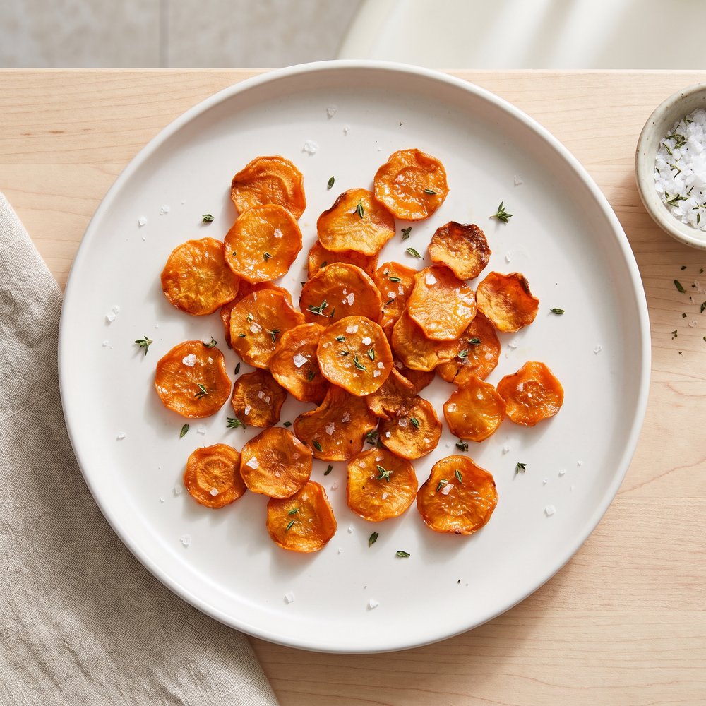 Crispy Carrot Chip Snack