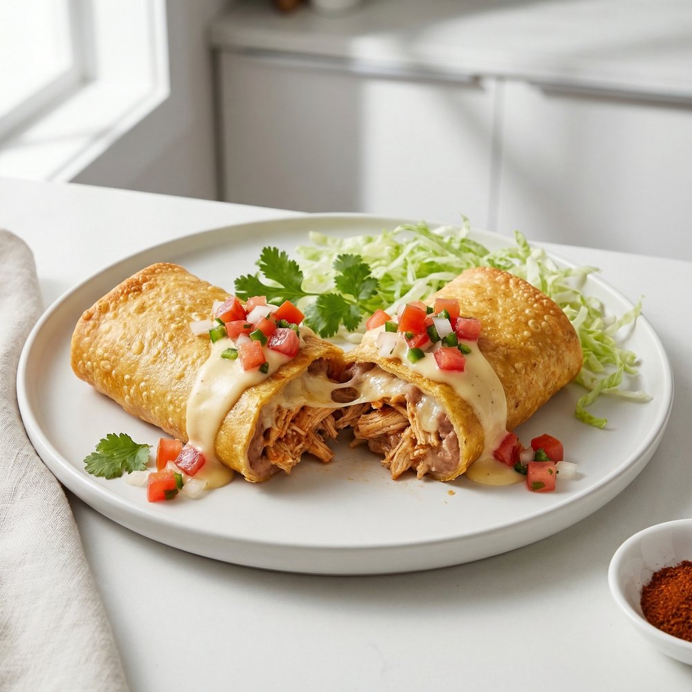 Ultimate Chicken Chimichangas