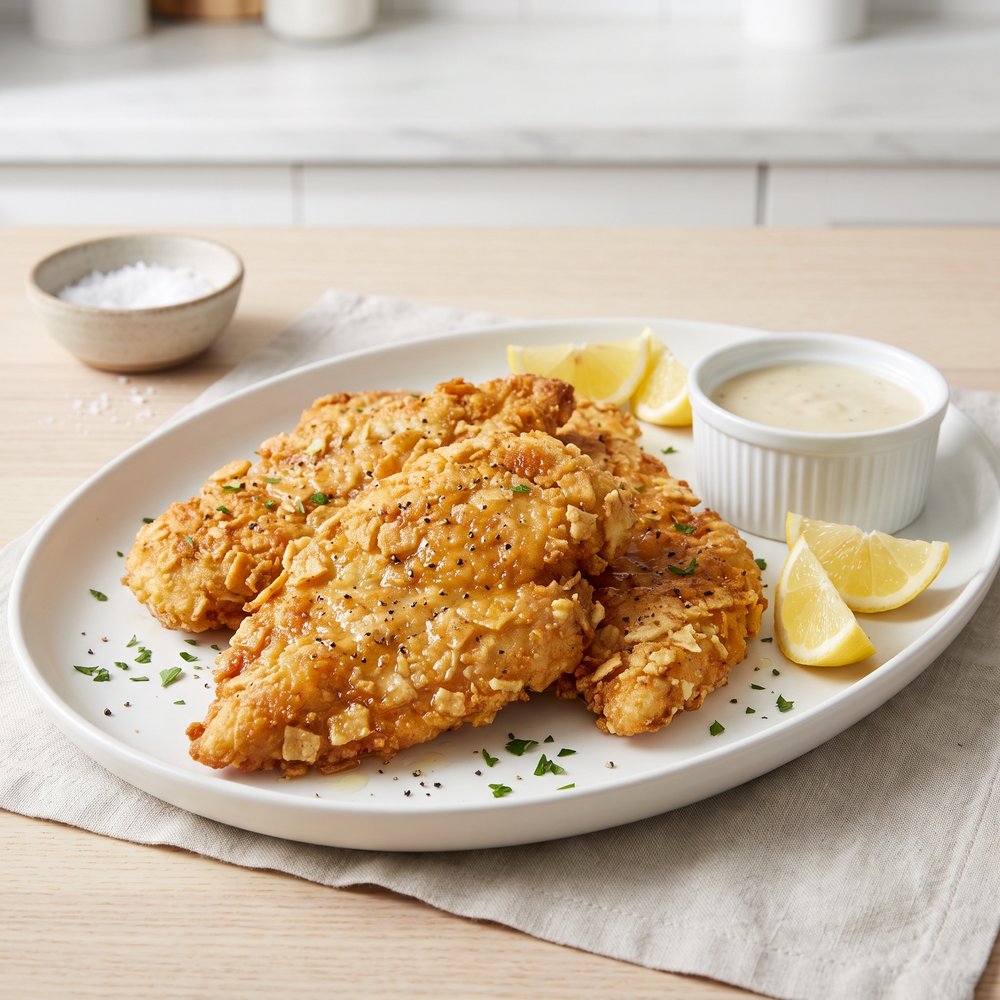 Crispy Cracker-Crusted Chicken Cutlets