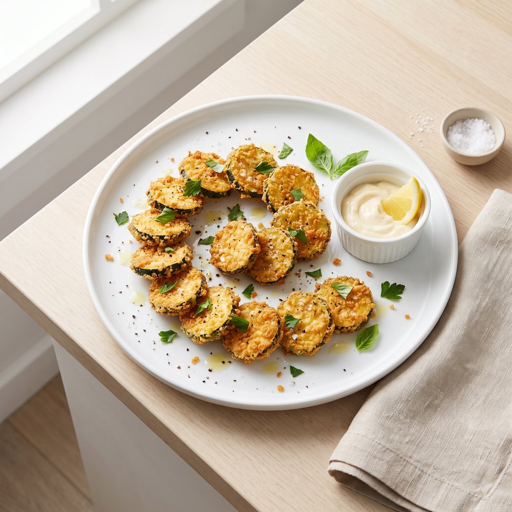 Crispy Cracker-Crusted Fried Zucchini