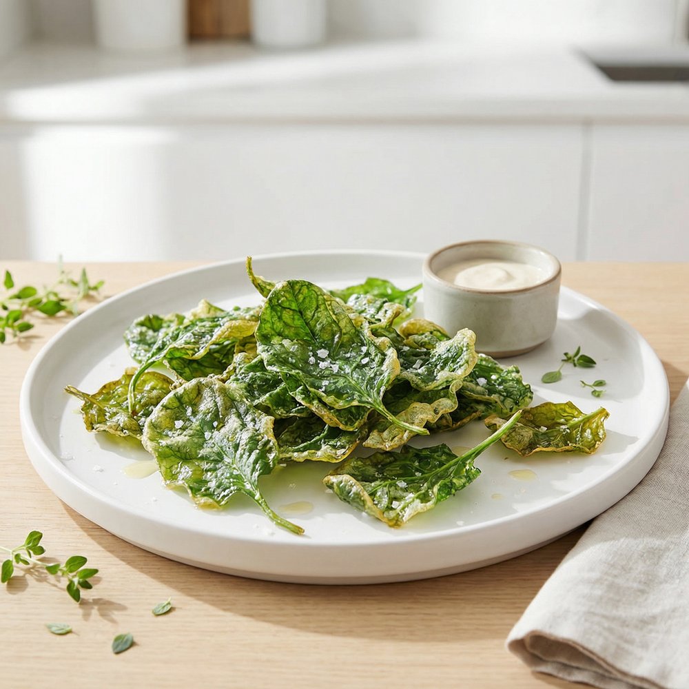 Deep Fried Spinach