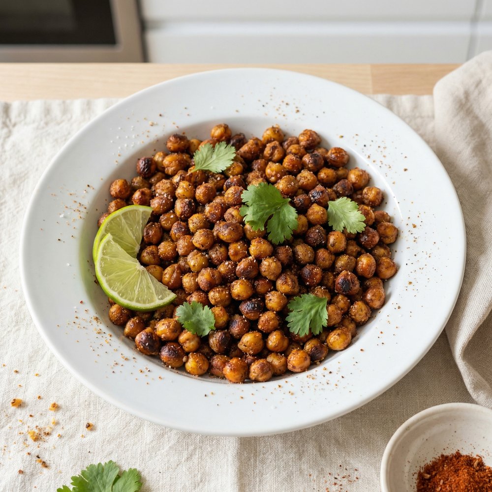 Perfectly Dry Roasted Chickpeas