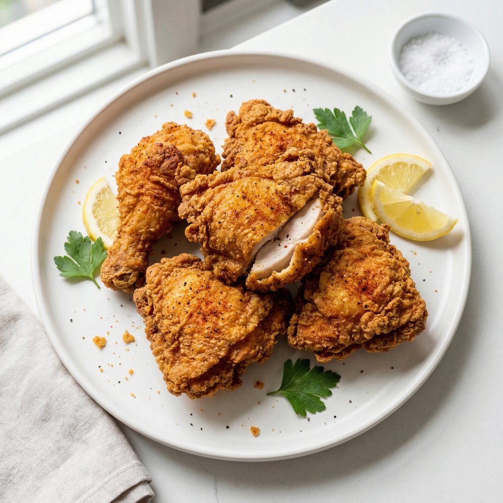 Ultimate Crispy Fried Chicken Breasts