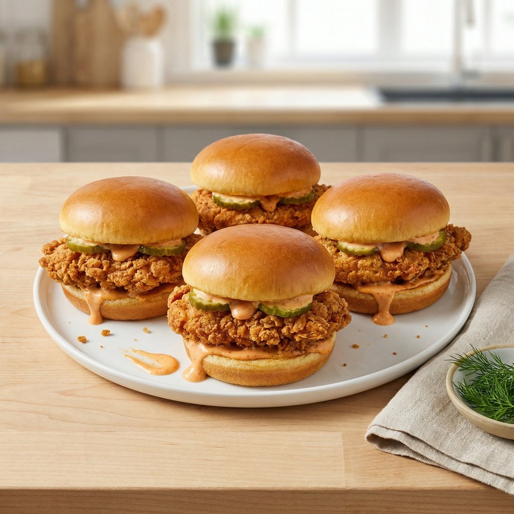 Ultimate Crispy Chicken Sandwiches