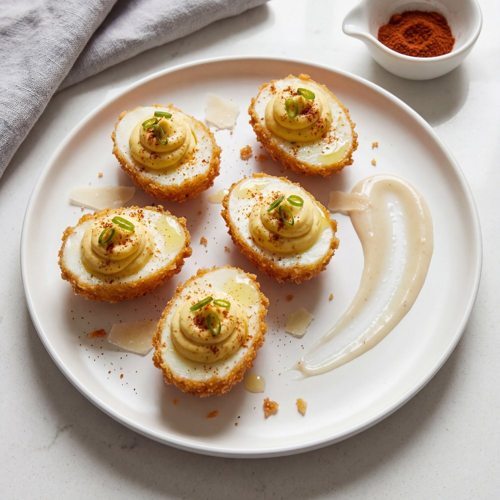 Fried Deviled Eggs