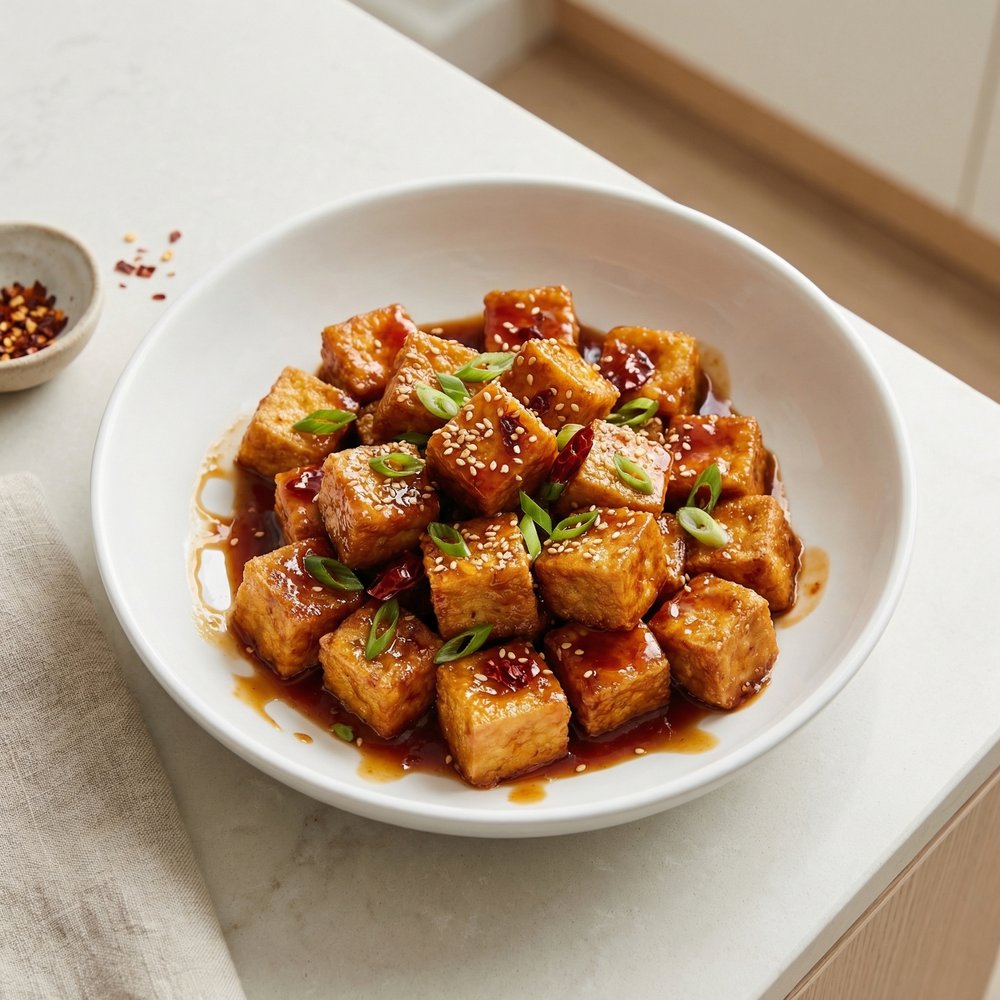 Crispy General Tso’s-Style Tofu