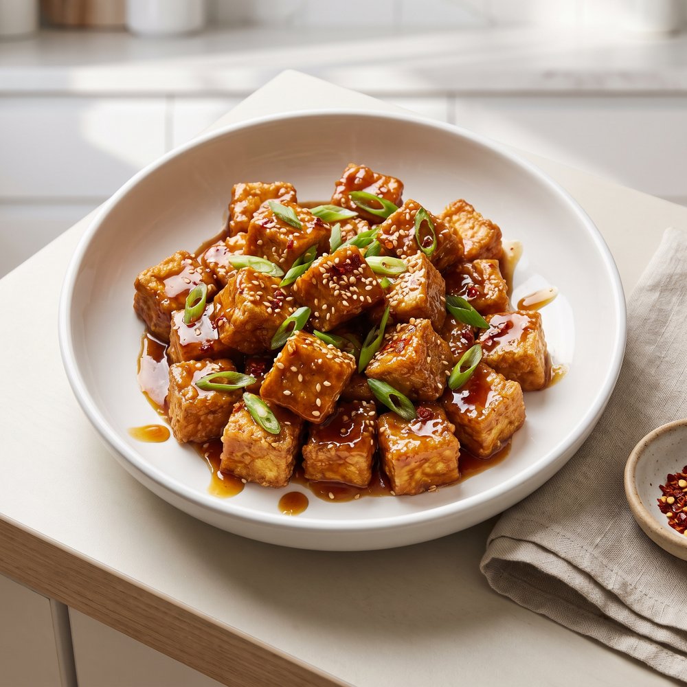 Crispy General Tso’s-Style Tofu