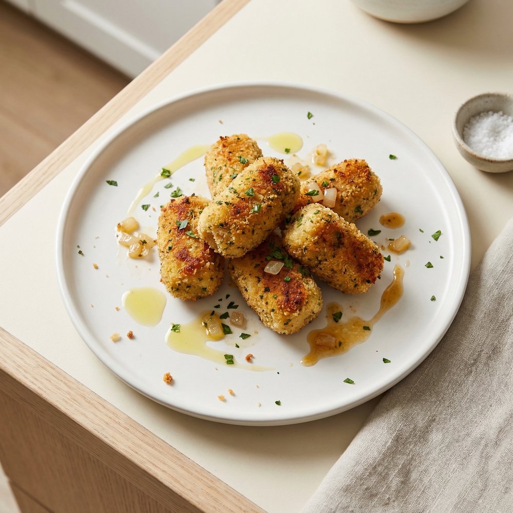 Leftover Chicken Croquettes