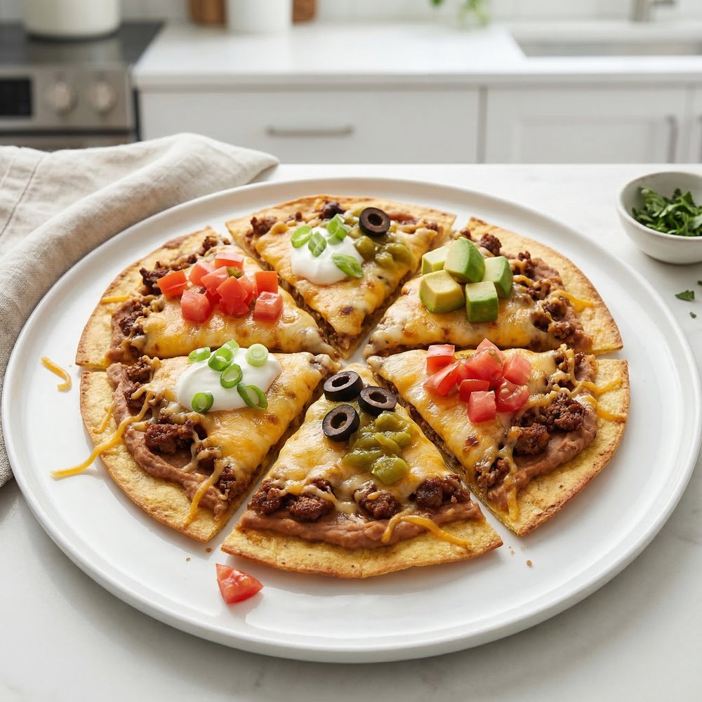 Layered Mexican-Style Pizza