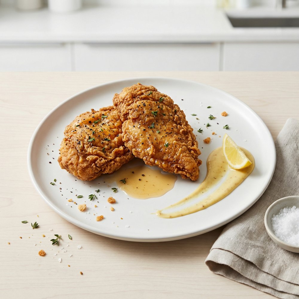 Crispy Skillet Chicken Breasts