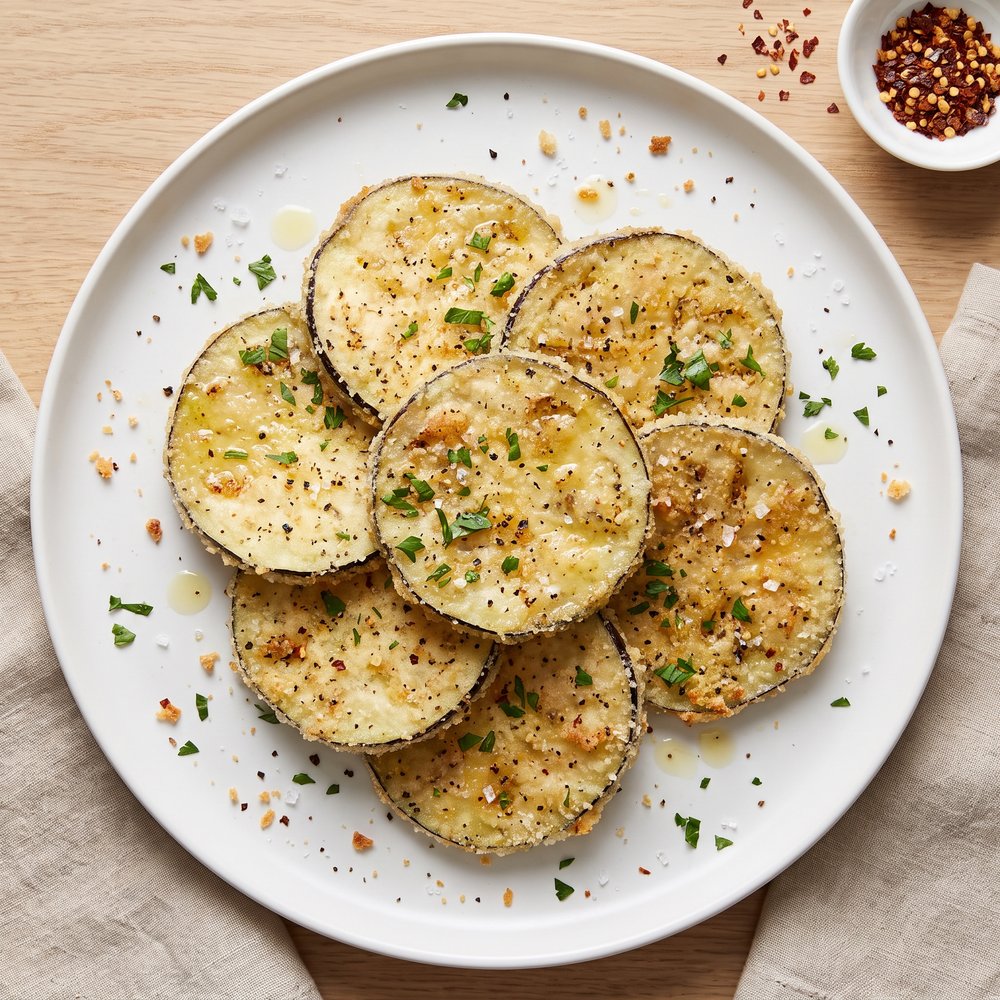 Crispy Pan-Seared Eggplant Cutlets