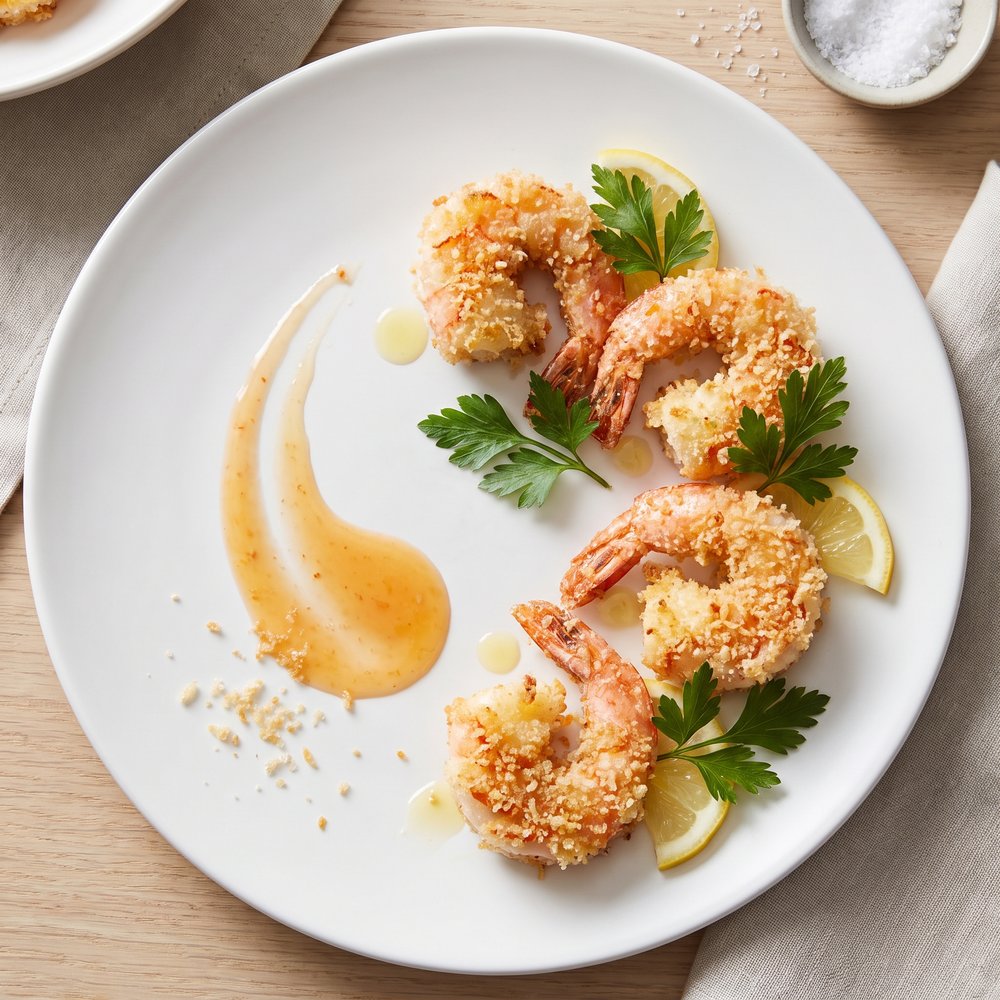 Crispy Panko-Fried Shrimp