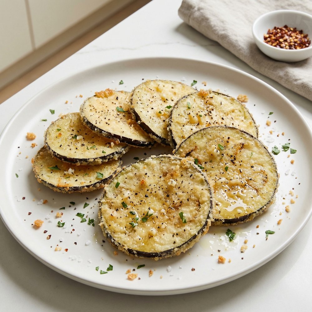 Crispy Pan-Seared Eggplant Cutlets