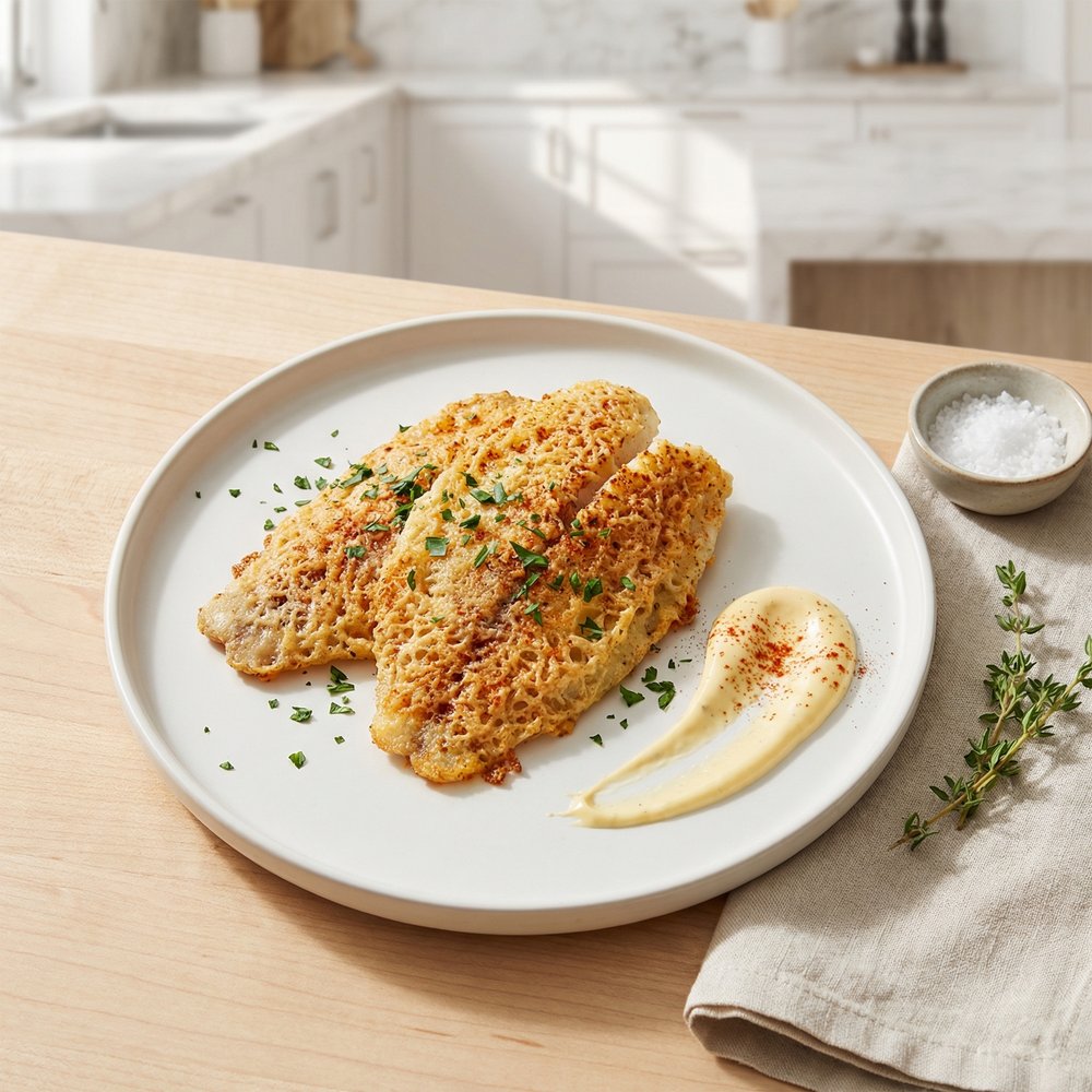Parmesan Crusted Tilapia Fillets