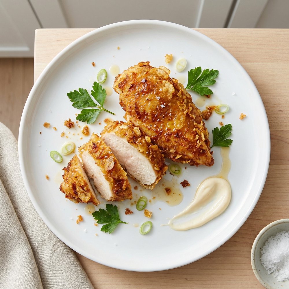 Crispy Potato-Chip Crusted Chicken
