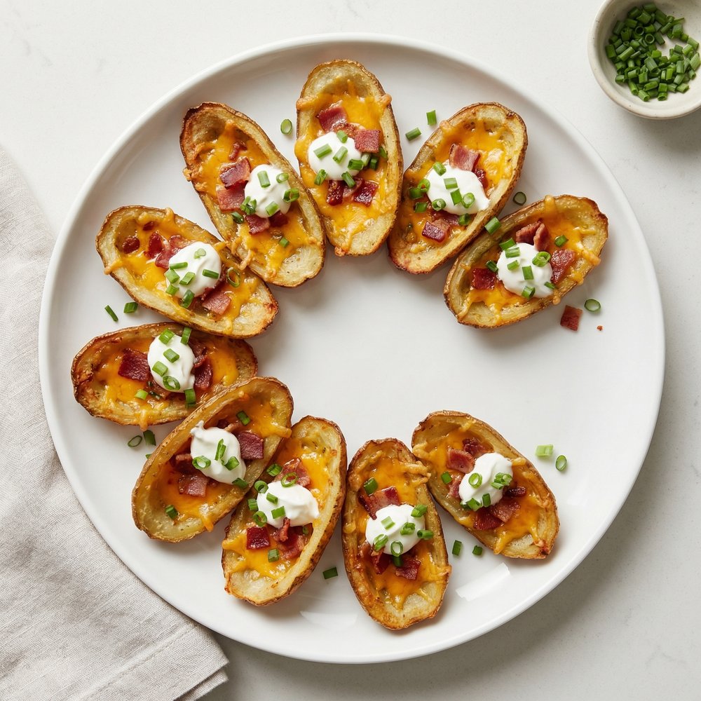 Crispy Loaded Potato Skins