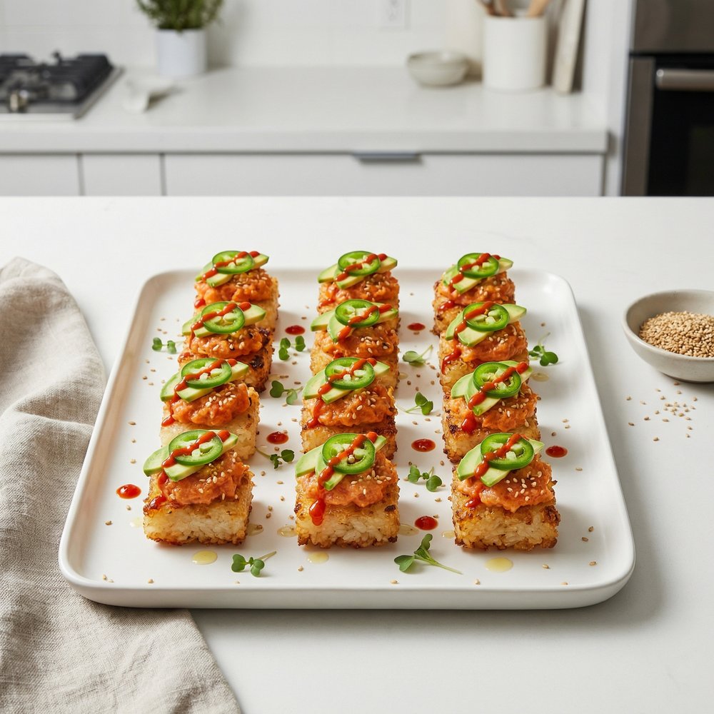 Crispy Rice Tuna Bites (Nobu-Inspired)
