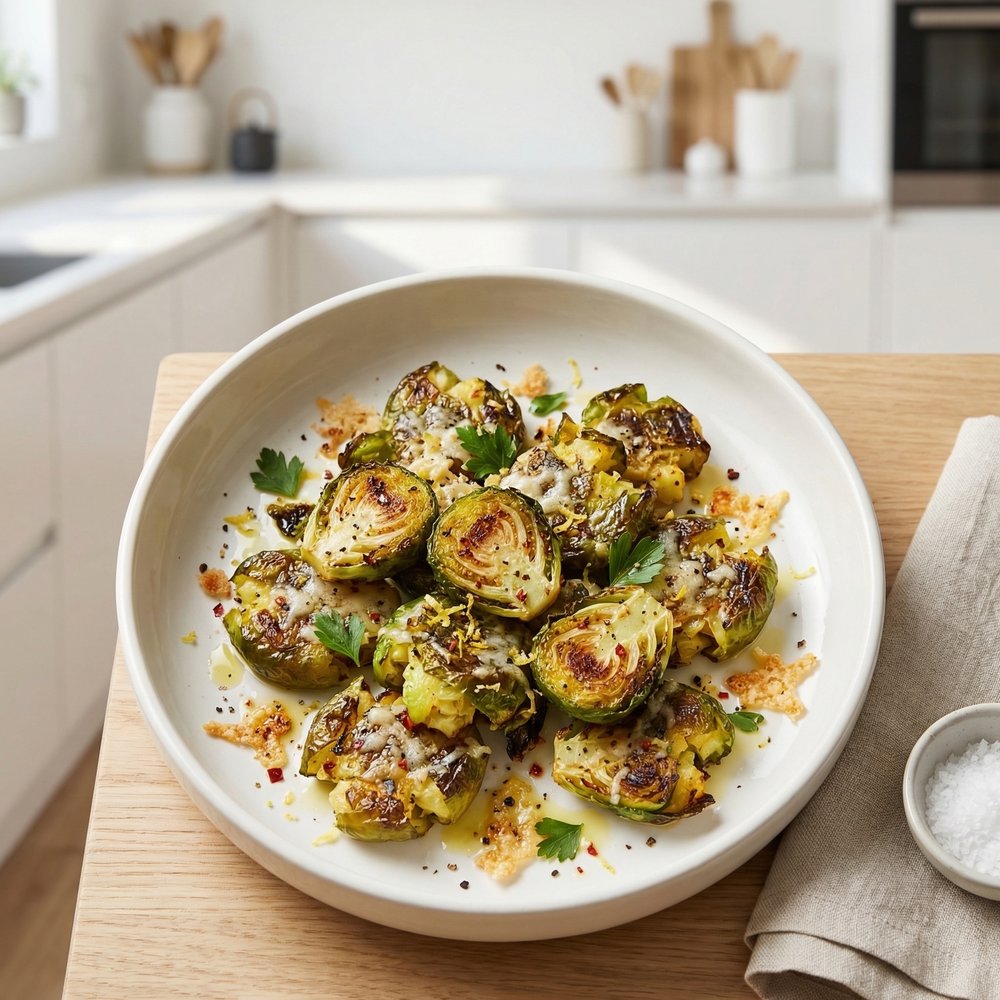 Crispy Smashed Brussels Sprouts