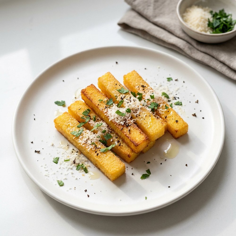 Crispy Truffle Polenta Fries in the Air Fryer