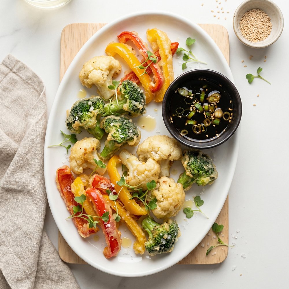 Vegan Tempura Veggies