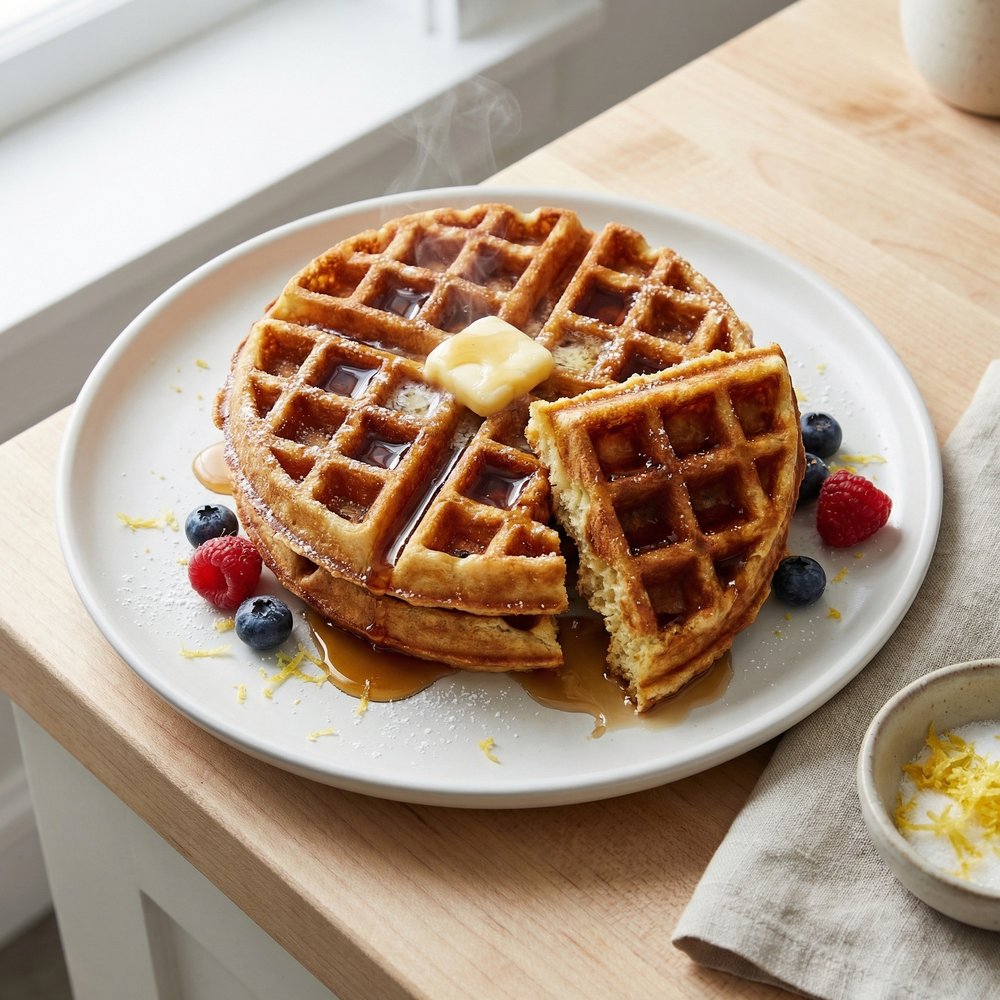 Crisp-and-Tender Waffles