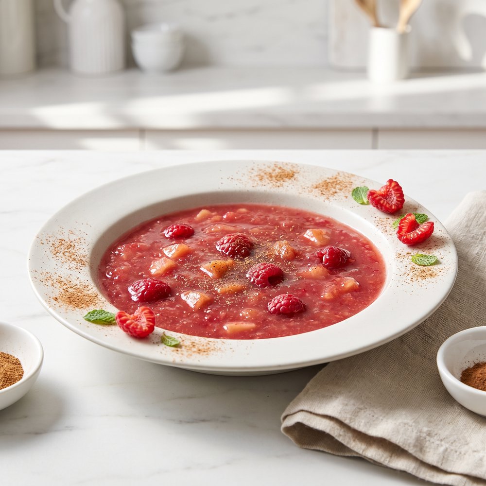 Crockpot Apple-Raspberry Compote
