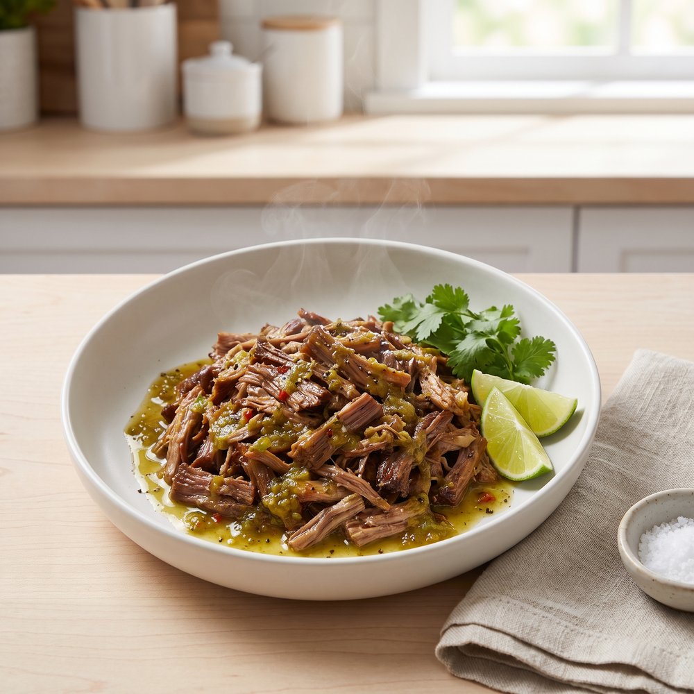 Crockpot Beef and Pork Machaca