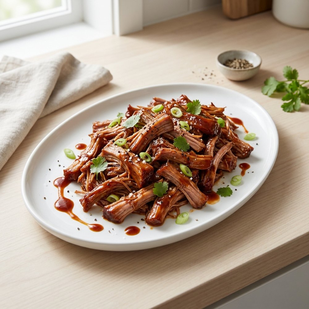 Crockpot Beer-Braised Pulled Pork