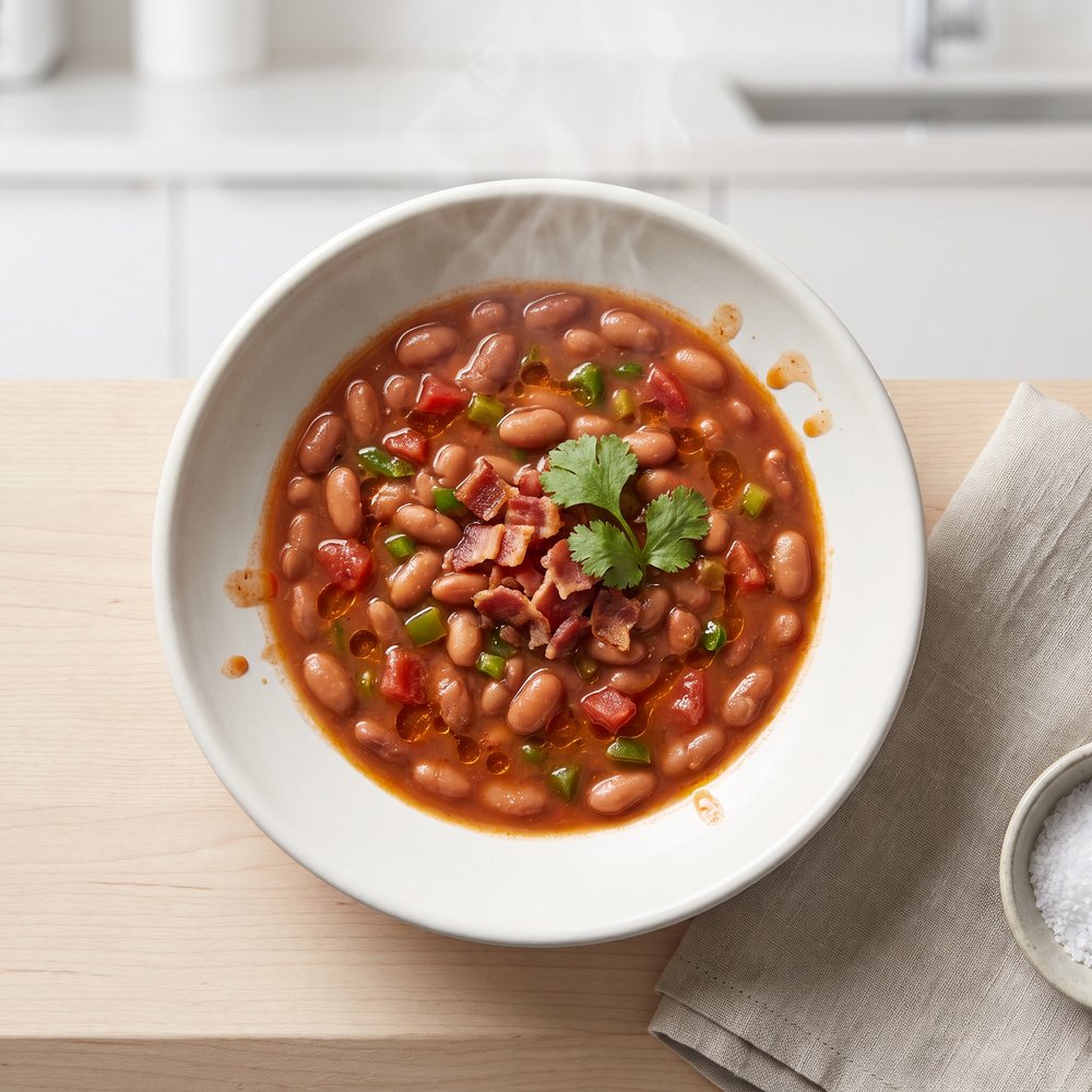 Crockpot Charro Pinto Beans