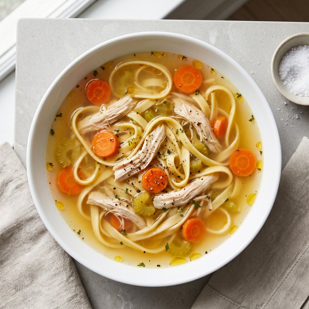 Crockpot Chicken Noodle Soup
