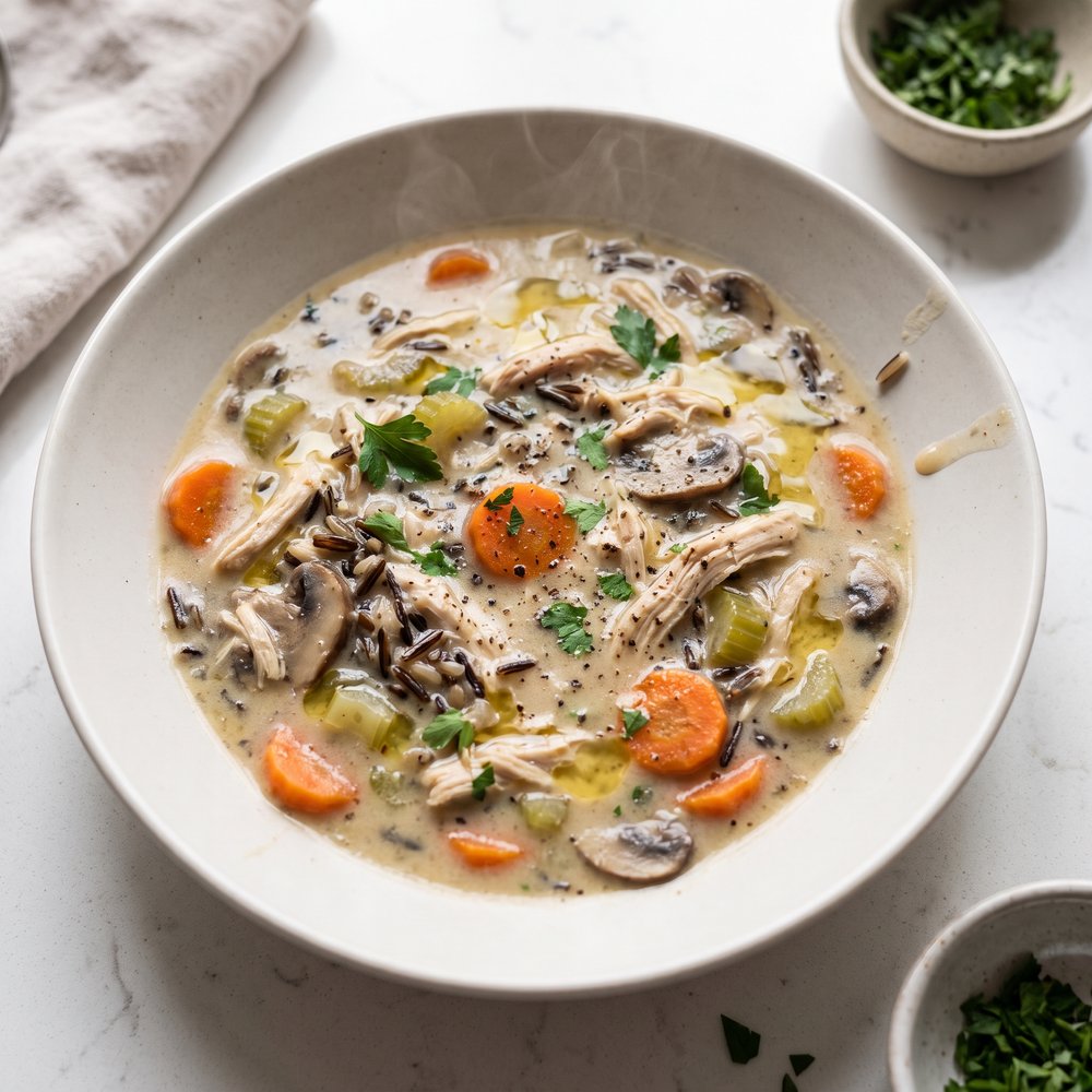 Crockpot Chicken and Wild Rice Stew
