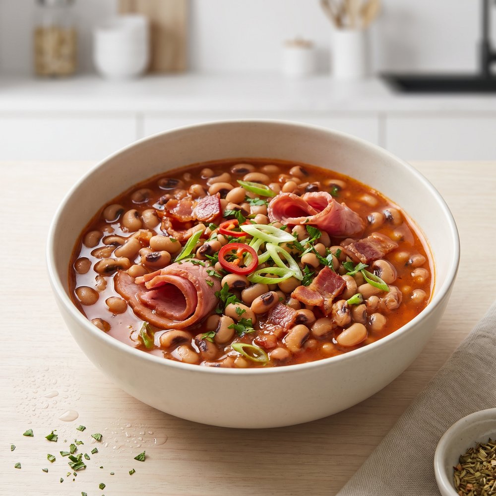Crockpot Fiery Black‑Eyed Peas