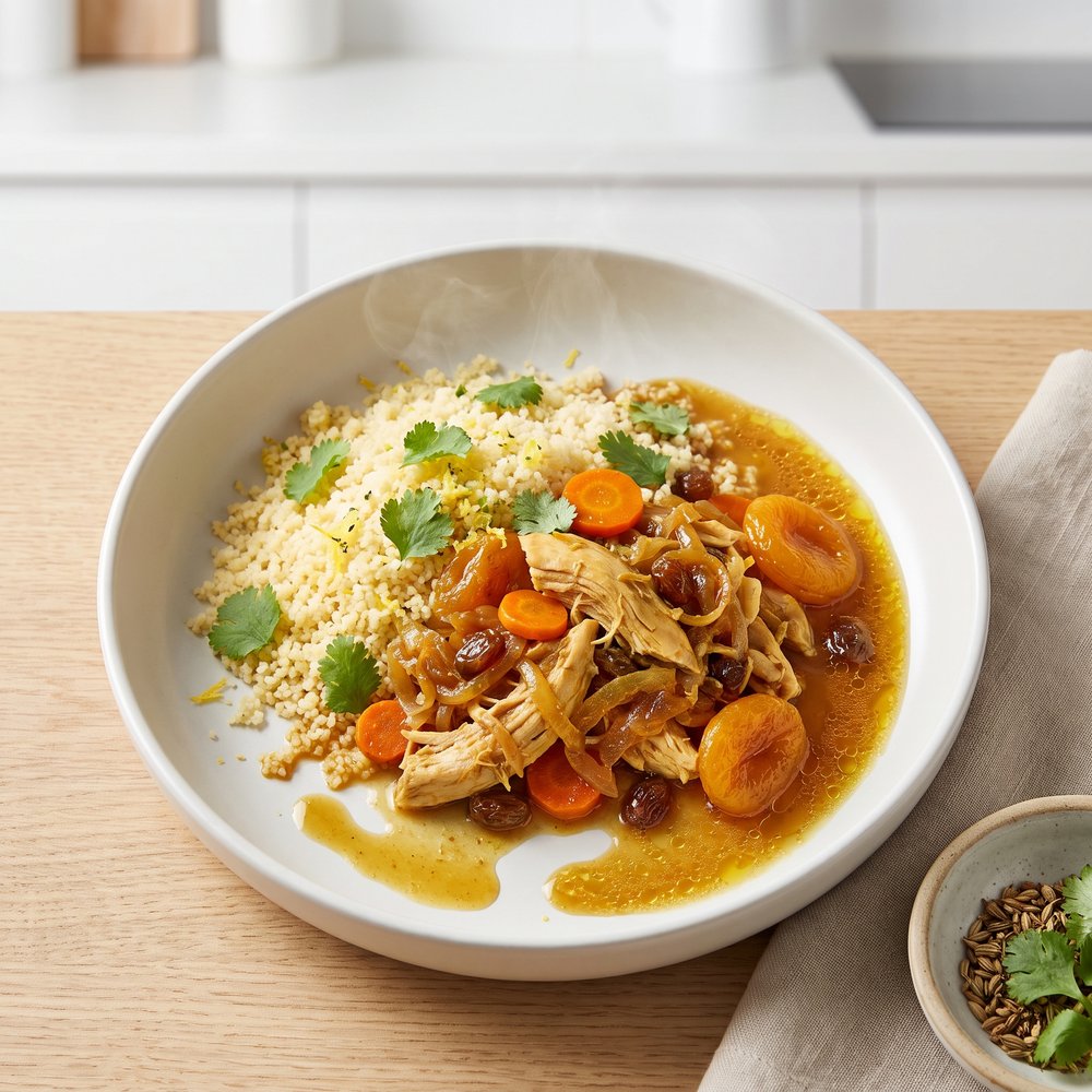 Crockpot Moroccan Chicken Tagine