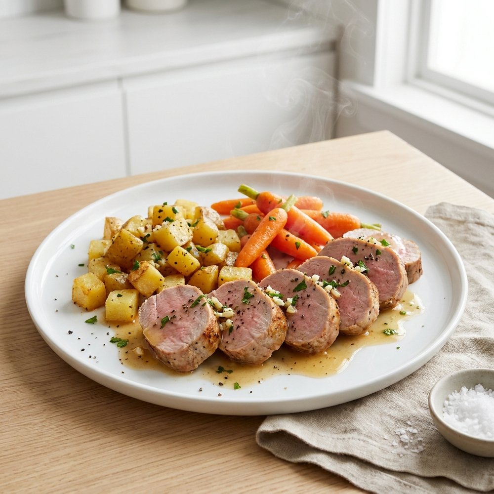 Crockpot Pork Tenderloin with Potatoes