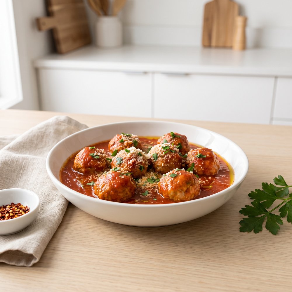Crockpot Turkey Sausage Meatballs