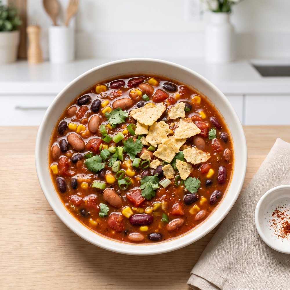 Crockpot Vegan Taco Soup