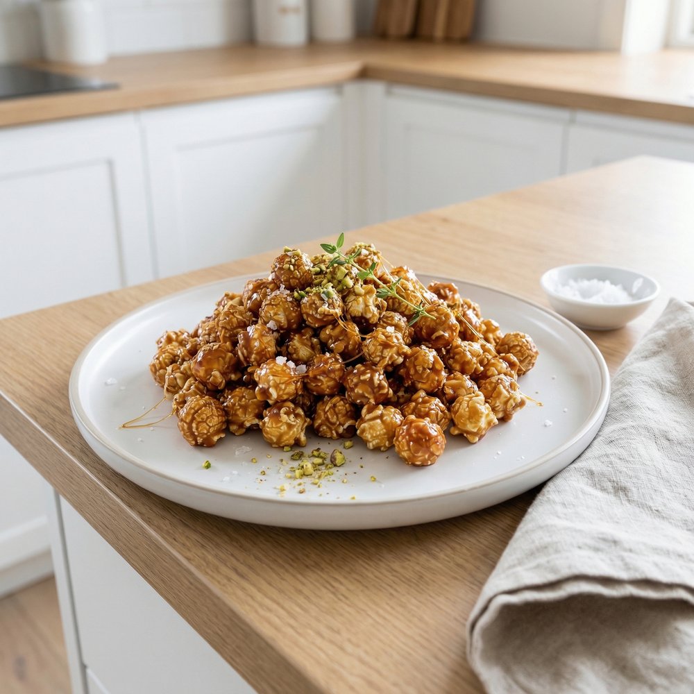 Old-Fashioned Caramel Popcorn