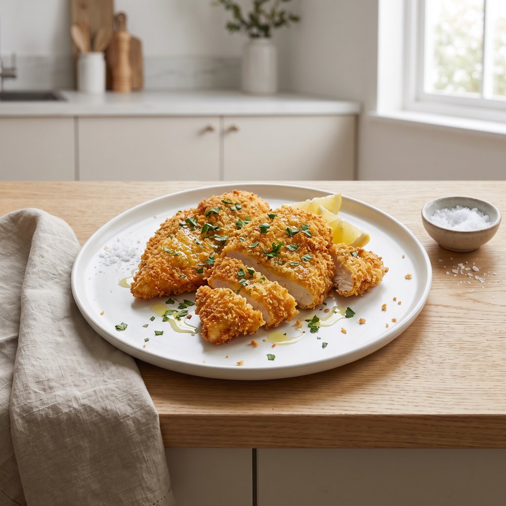 Crunchy Panko-Coated Chicken Breasts