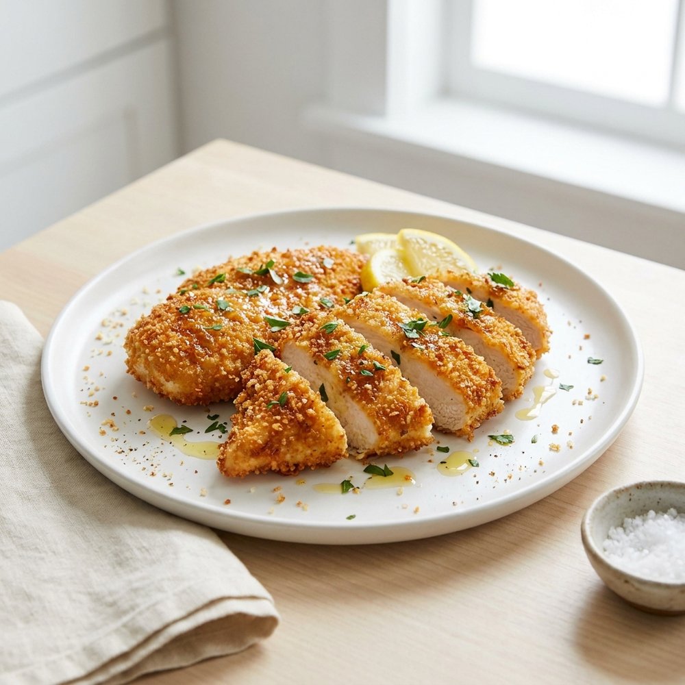 Crunchy Panko-Coated Chicken Breasts