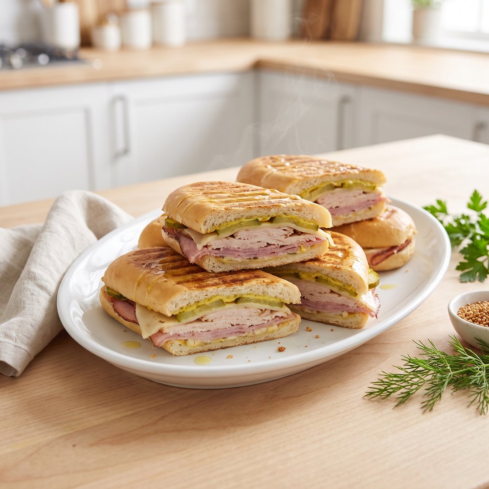 Cuban-Style Grilled Turkey Panini