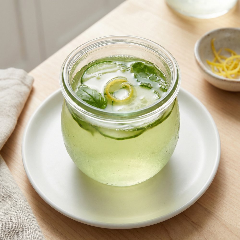 Cucumber-Basil Syrup