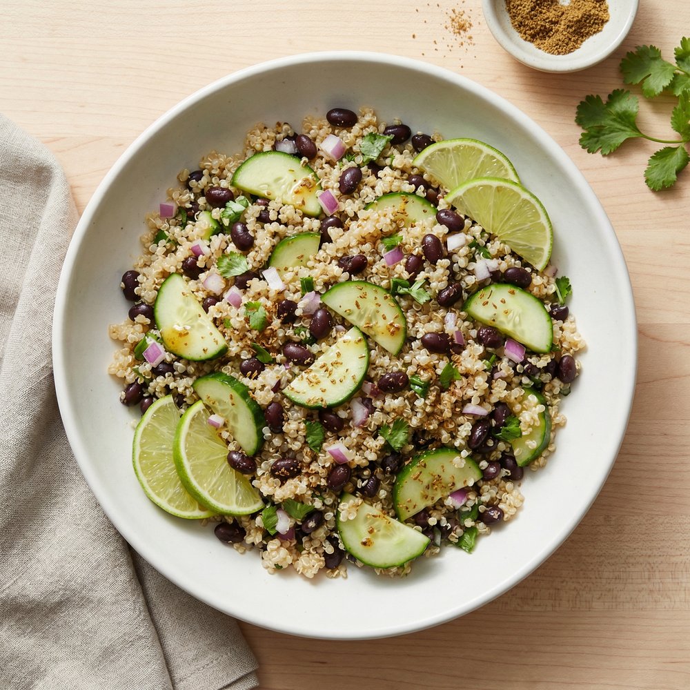 Black Bean Quinoa Salad