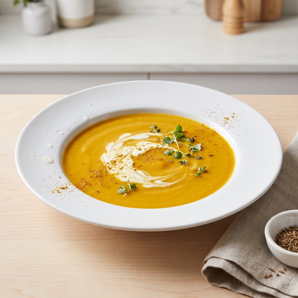 Curried Butternut Squash Soup