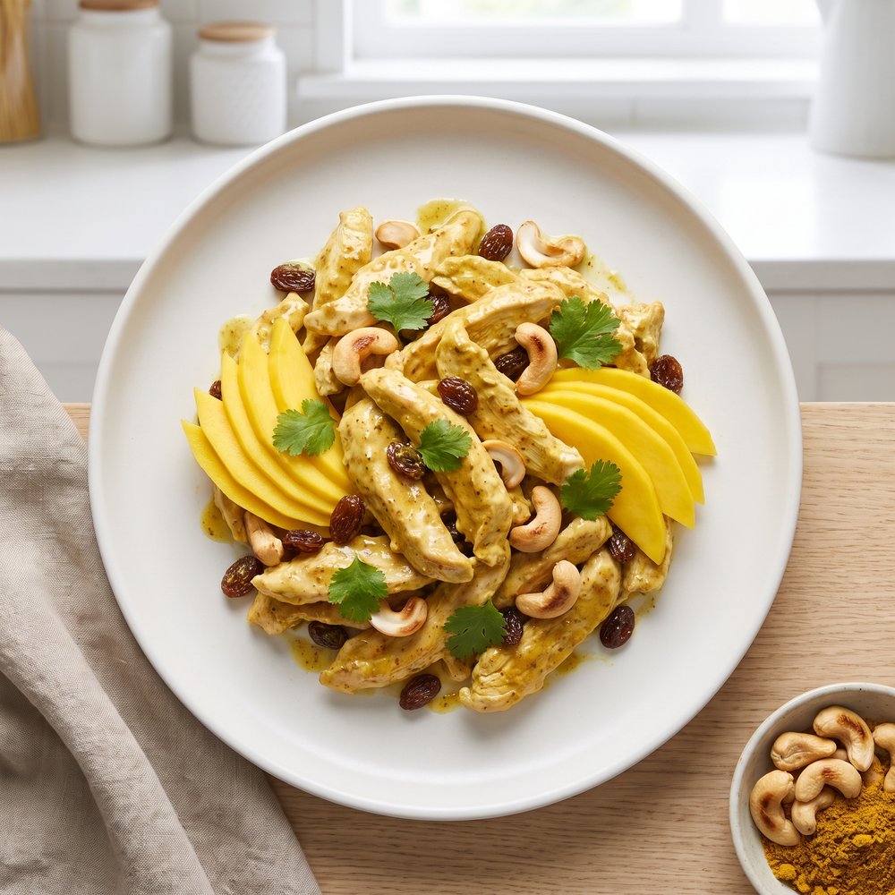 Curried Coronation Chicken Salad