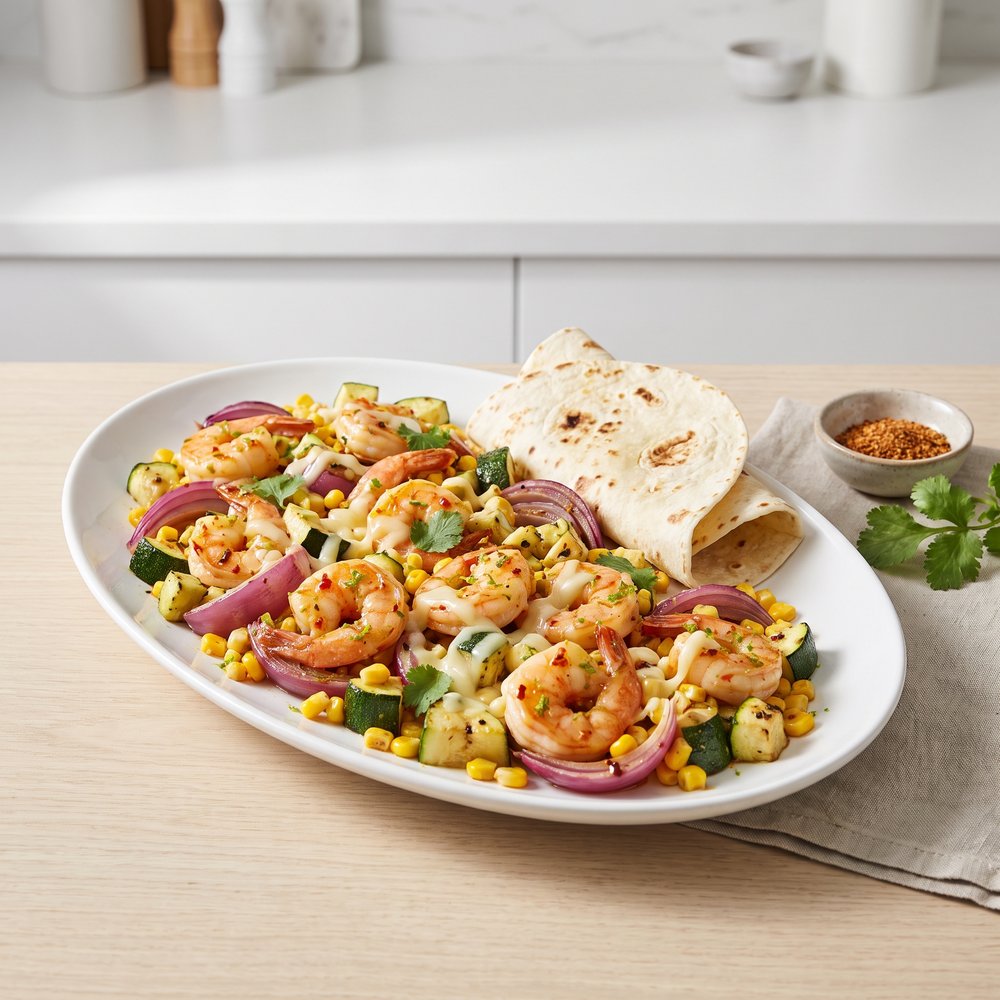 Cyndi's Sizzling Shrimp Fajitas