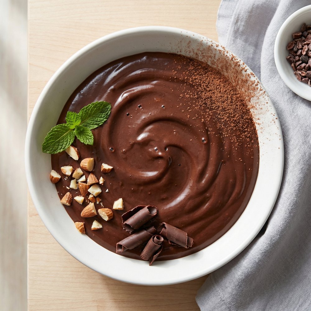 Chocolate Pudding with Almond Milk