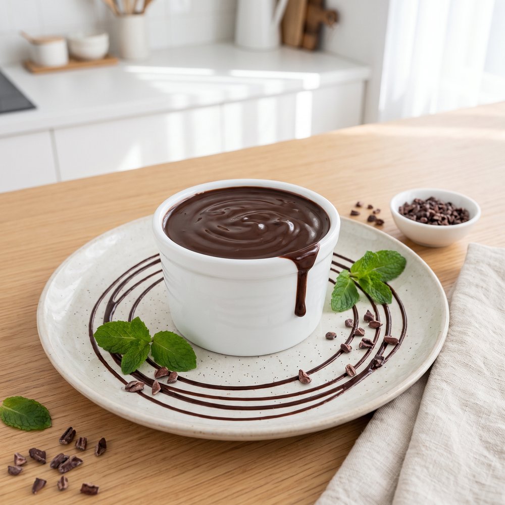 Dairy-Free Cocoa Chocolate Sauce with Vanilla
