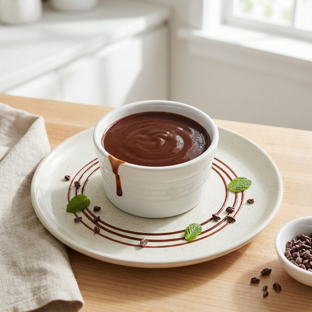 Dairy-Free Cocoa Chocolate Sauce with Vanilla