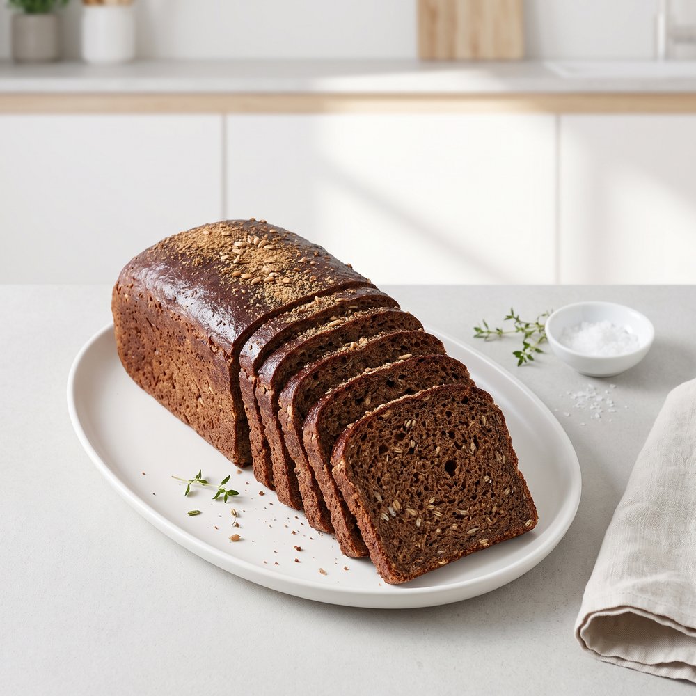 Danish Rugbrod (Rye Bread) for the Bread Machine