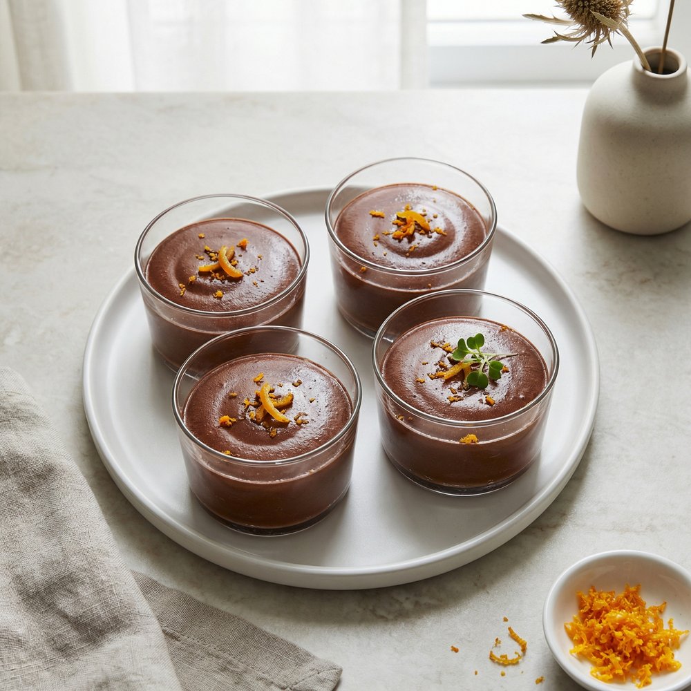Orange-Kissed French Chocolate Mousse